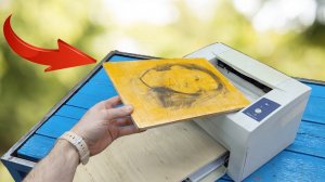 ПОТРЯСАЮЩАЯ идея!!! Печать по дереву на обычном принтере