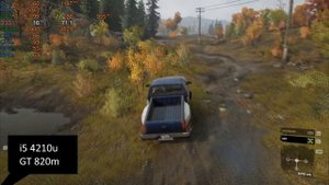 SnowRunner на слабом ноутбуке