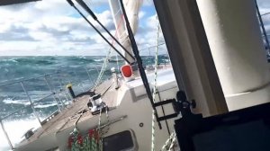 Штормовой мыс. Теряем управление. Упал парус. Смотреть всем до конца!