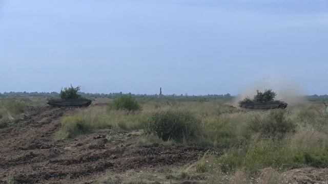 Учение танкистов Балтийского флота