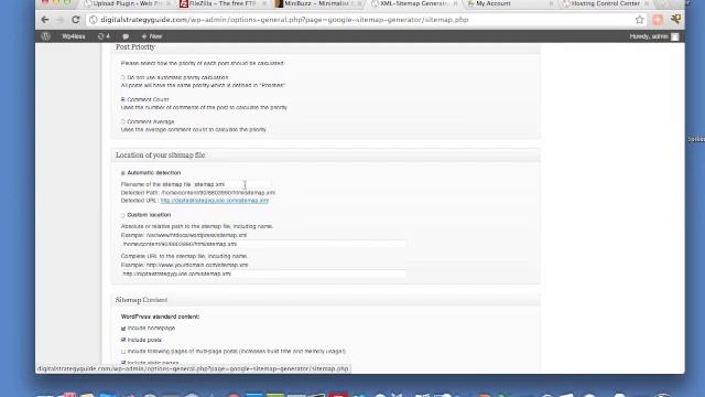 Creating a Site Map for a WordPress Website Using XML Sitemap Plugin
