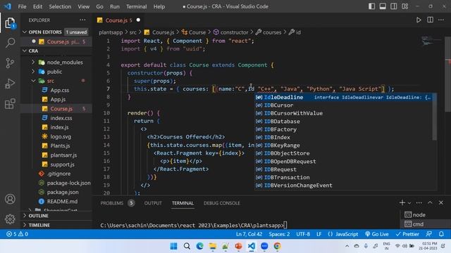 How To create a random UUID in React JS смотреть онлайн