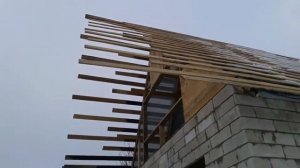 Двухскатная крыша своими руками