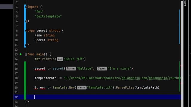 Golang Text Template [ULTIMATE Golang Tutorial!!]