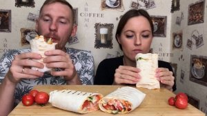 МУКБАНГ ШАУРМА своими руками ответы на вопросы | MUKBANG SHAWARMA HOME