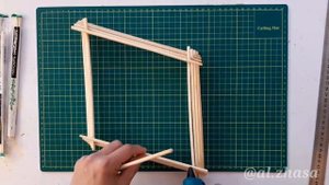 Хлебница из палочек для еды своими руками. Bread box made of chopsticks DIY.
