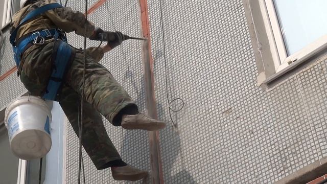 демонтаж меж панельных швов 5ти этажный дом. смотреть онлайн