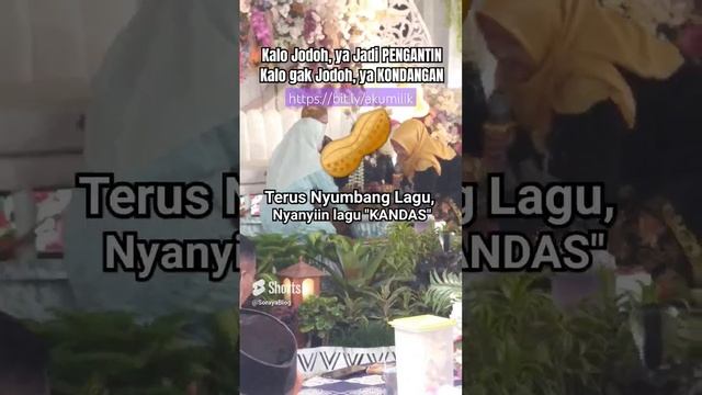 Meme Kalo Jodoh Ya Jadi PENGANTIN, Kalo gak Jodoh Ya KONDANGAN, Terus Nyumbang Lagu, Kandas