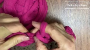 Коврики своими руками из отходов тканей #коврики #своимируками #рукоделиедлядома