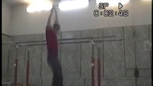 Брусья. Соскок махом вперёд