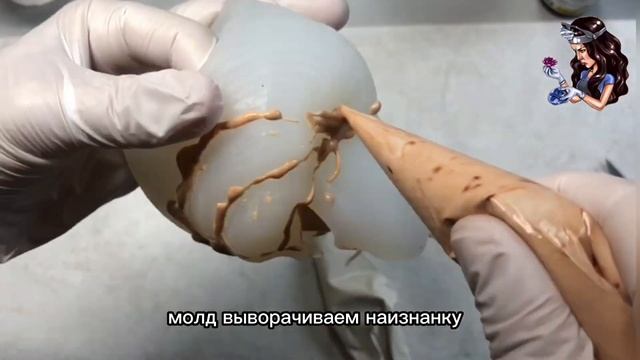 МК подсвечник из акрилового гипса
