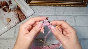 МК Снуд  труба в один оборот  Узор   Полупатентная резинка  по кругу  Пряжа Alize MOHER Classic