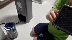 Распаковка — Устройство для очистки контейнера пылесоса Samsung VCA-SAE90A/EV