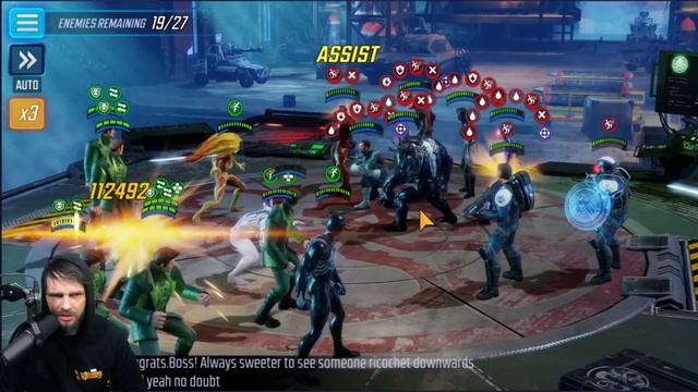 Multiple Man vs the REAL TEST of DD4 City...Node 12 - Marvel Strike Force - MSF смотреть онлайн