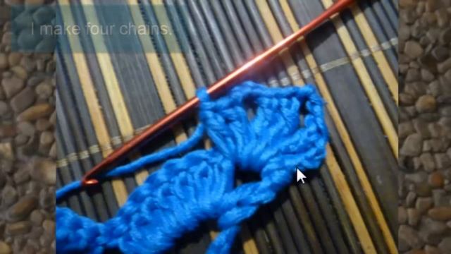 Как вязать половину мотива. A half of the motif( with English subtitles) смотреть онлайн