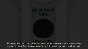Использование торфа в садоводстве