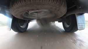 Работа задней подвески Toyota Hilux