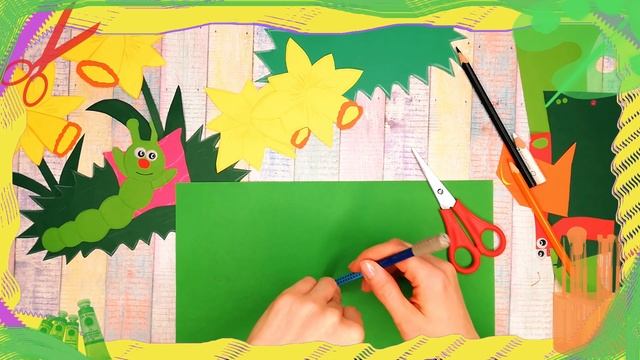 Paper Caterpillar II Schlafende Raupe basteln II Спящая гусеница ? смотреть онлайн