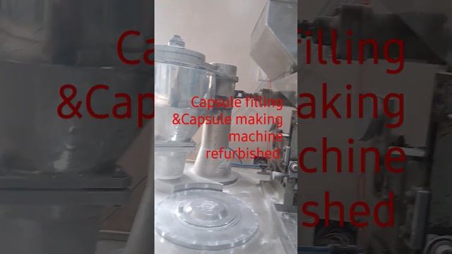 Refurbished capsule making &filling machine