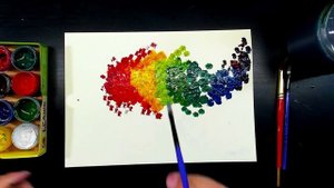 Как нарисовать ЯРКОЕ ДЕРЕВО красками