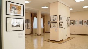 выставка линогравюры "мой Дагестан" при поддержке президентского  фонда культурных инициатив.