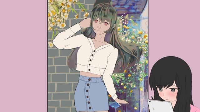 How to draw anime girl //[SPEED PAINT]// digital art