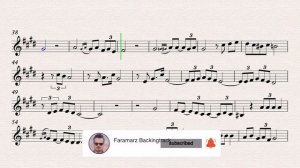 Adagio Albinoni (Lara Fabian) No Copyright Karaoke & Play Along for Clarinet and Trumpet-Sheet Musi