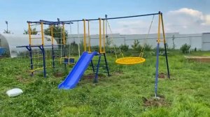 Детские Уличные Комплексы: купить спортивную игровую площадку для дачи с качелями