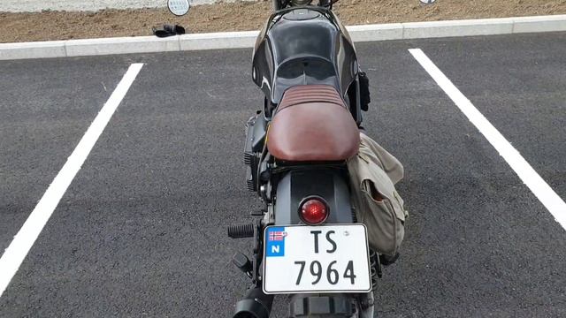 BMW K75S 1988 Cafe Racer Scrambler. M4 Exhaust Sound смотреть онлайн