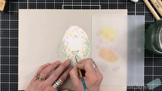 Die Cutting, Splattering and Stamping! | Peg Stamps | Sweet Song of Spring | Card Making Tutorial смотреть онлайн
