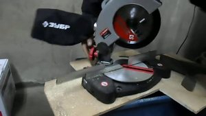 Тест-драйв торцовочной пилы ЗУБР