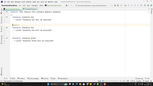 #27. Special Tag @ignore - Exclude Scenario/Feature File From Execution #karateframework смотреть онлайн