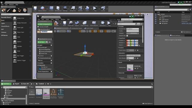 HairWorks Quick start Unreal Engine 4 Pipeline смотреть онлайн