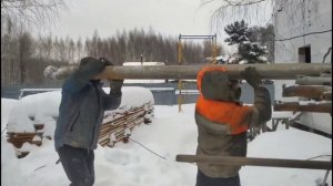 Бурение скважины зимой