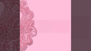 Greenscreen - background undangan nuansa batik pink keren / invitation background | PART 3