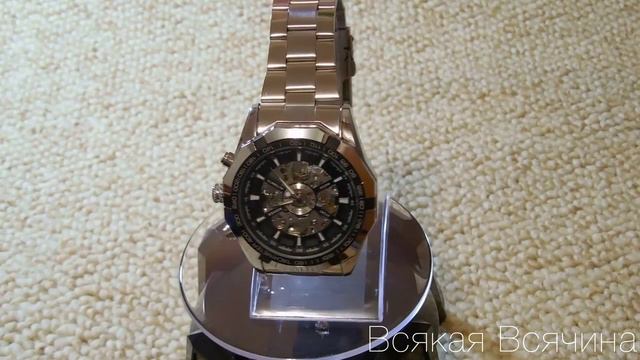 Механические наручные часы WINNER Skeleton с автоподзаводом смотреть онлайн