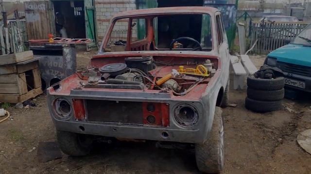 Нива за 45 тысяч. Покраска в раптор. Восстановление ВАЗ 2121 смотреть онлайн