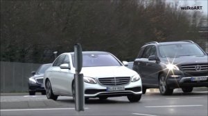 Mercedes Erlkönig E-Klasse 2016 erstmals ungetarnt auf der Straße E-Class W213 spied undisguised