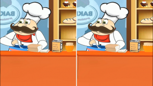 Разминка для внимательности. Поиск трёх отличий.