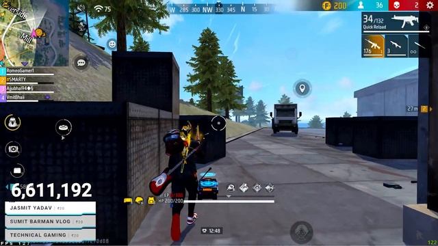 GRANDMASTER RANK PUSH DAY #12 | GARENA FREE FIRE LIVE смотреть онлайн