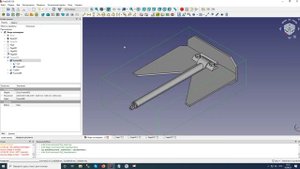 FreeCAD Якорь Денфорта в программе , 3D моделирование в помощь при изготовлении