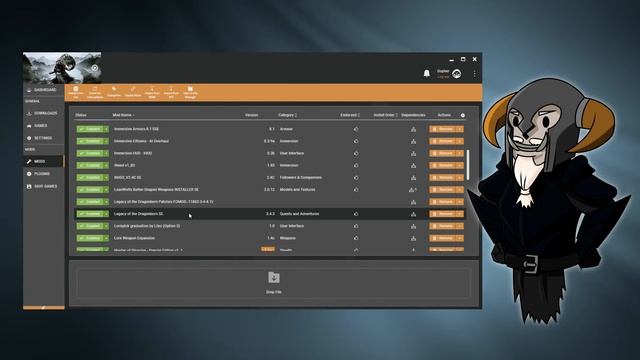 SKYRIM Special Edition : Gopher's Mod List смотреть онлайн