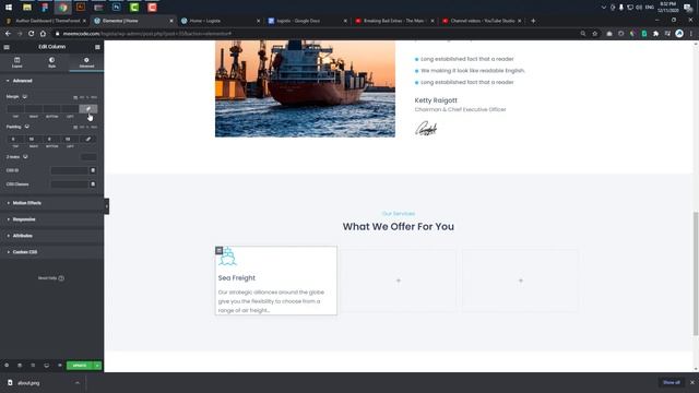 4- Figma to Elementor (Services) - Logistic Website смотреть онлайн