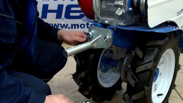 Установка косилки «ЗАРЯ» на мотоблок «НЕВА» МБ2 МультиАГРО смотреть онлайн