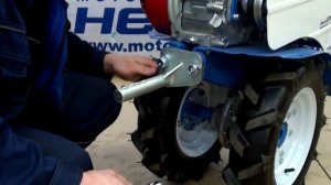 Установка косилки «ЗАРЯ» на мотоблок «НЕВА» МБ2 МультиАГРО