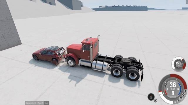 Краш-тест Porsche Panamera Turbo BeamNG.Drive №12 смотреть онлайн