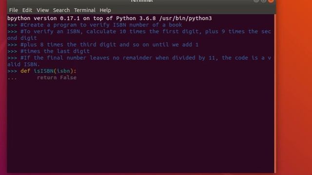 Coding Exercises for Beginners: isISBN()