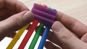 КАК СДЕЛАТЬ МЕХАНИЧЕСКУЮ РУКУ ИЗ ТРУБОЧЕК