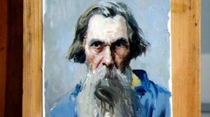 Урок живописи маслом. Портрет А.К. Саврасова.