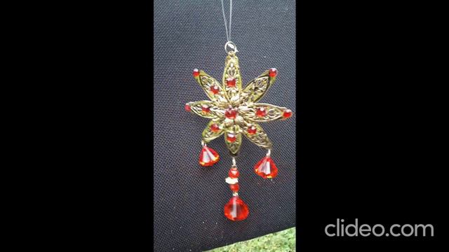 Подвески декоративные, для интерьера "цветок"